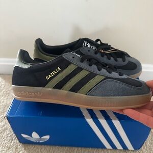 Adidas Gazelle Men's Shoes - Black/ Green/white